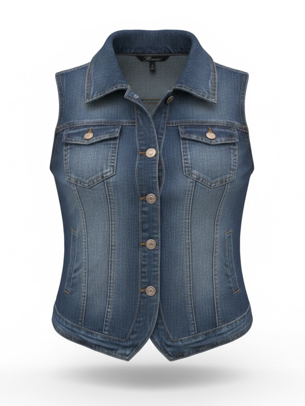 Baccini denim vest Size L